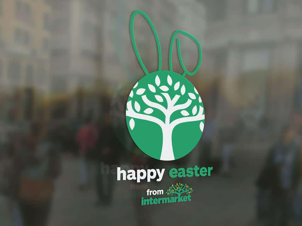 Intermarket Easter window graphic